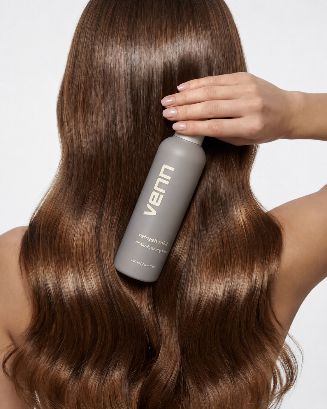 VENN Refresh Mist bottle in warm natural light