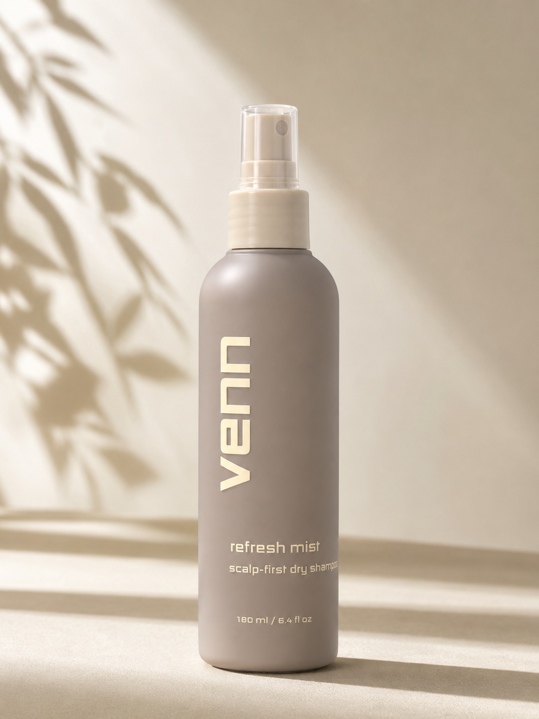 VENN Refresh Mist bottle in warm natural light